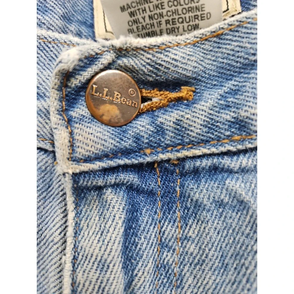 LL Bean  Jeans 38x30 Men's Relaxed Fit Straight Leg Medium Wash